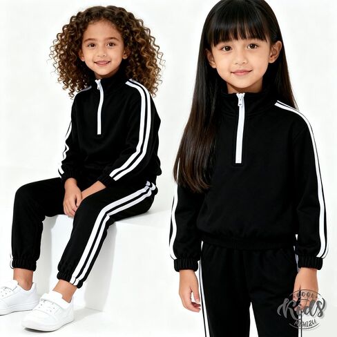 Boys Little Kids Spring Autumn New Long Sleeve Pants Casual Simple Cool Daily Wear Two Pieces in Saudi Arabia