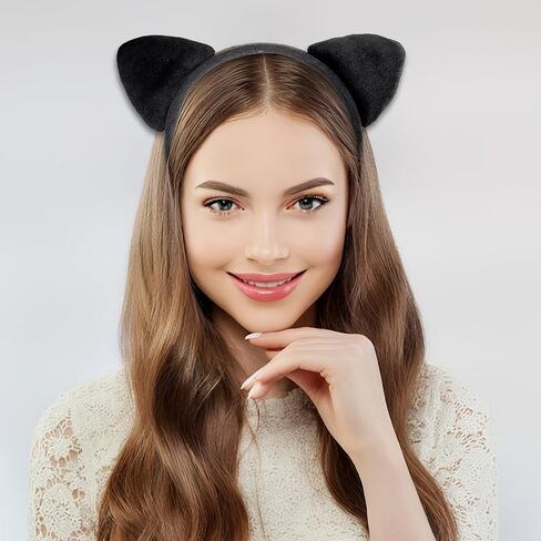 Leopard Cheetah Ears Headband for Women Girls Cute Cat Hairband Halloween Costume Party Accessories in Saudi Arabia
