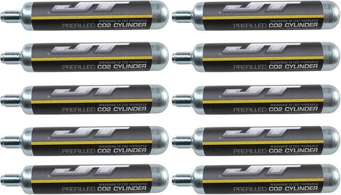 JT 90g CO2 Cartidges (88g Crosman AirSource cylinders Compatible) (10 Cartridges) in Saudi Arabia