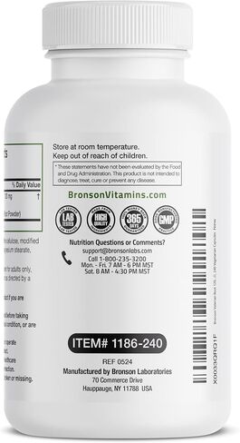 Bronson Valerian Root Capsules 1200mg - Valerian Officinalis - Promotes Relaxation - Non-GMO, Soy-Free Gluten-Free, 240 Vegetarian Capsules in Saudi Arabia