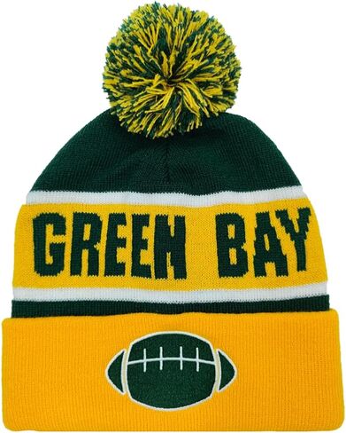 قبعة City Beanie Knit مع قبعة شتوية ذات أساور شتوية هدية لمحبي الرياضة للرجال والنساء in Kuwait