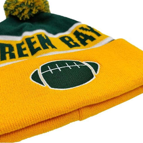 قبعة City Beanie Knit مع قبعة شتوية ذات أساور شتوية هدية لمحبي الرياضة للرجال والنساء in Kuwait