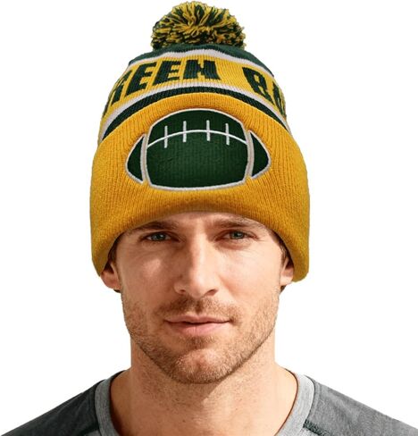 قبعة City Beanie Knit مع قبعة شتوية ذات أساور شتوية هدية لمحبي الرياضة للرجال والنساء in Kuwait