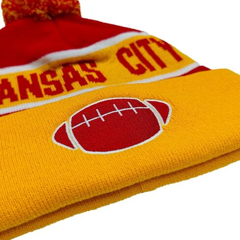 قبعة City Beanie Knit مع قبعة شتوية ذات أساور شتوية هدية لمحبي الرياضة للرجال والنساء in Kuwait