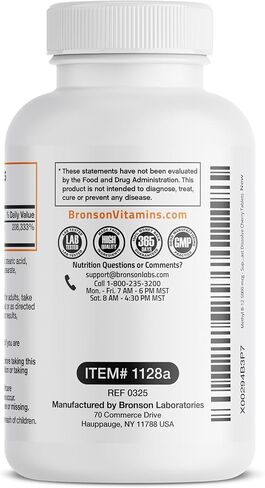 Bronson Methyl B12 5000 mcg Vitamin B12 Methylcobalamin Energy & Brain Support 60 Lozenges in Saudi Arabia