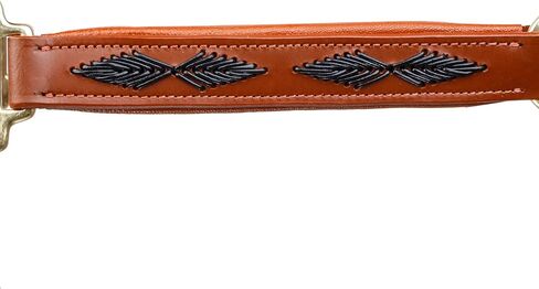 SIE English Horse Leather Braided Tan Black and Havana Halter in Kuwait