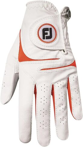 FootJoy 1 New WeatherSof Fashion Women's Golf Glove - Size M LH Orange in Saudi Arabia