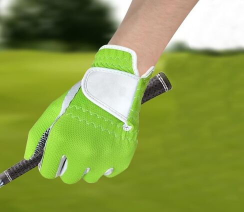 1-Pack Men's Golf Glove Universal Fit, No-Slip, Breathable, Soft, Washable, Worn on Left Hand, Green in Saudi Arabia