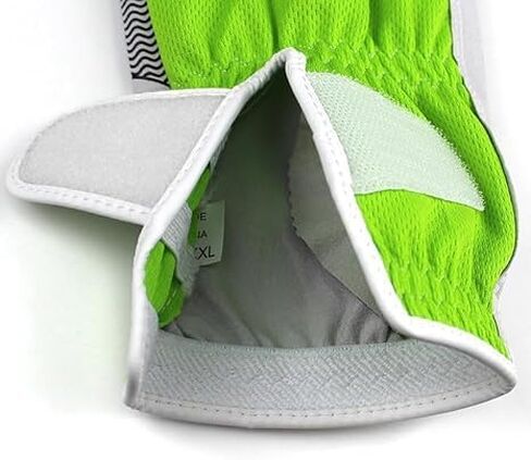1-Pack Men's Golf Glove Universal Fit, No-Slip, Breathable, Soft, Washable, Worn on Left Hand, Green in Saudi Arabia