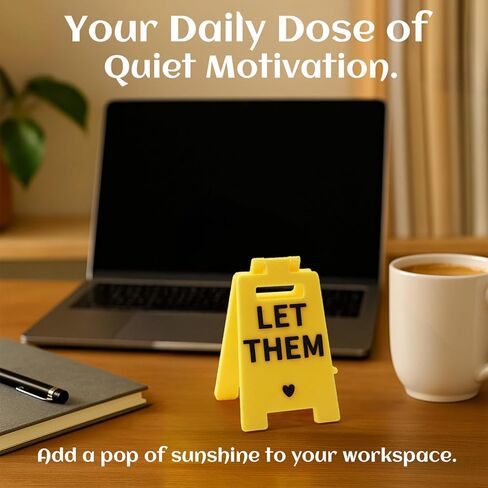 قطعة واحدة من لافتة مكتب محفزة بحذر، هدية مزحة مضحكة لديكور مكتب المكتب، مطبوعة ثلاثية الأبعاد محفزة بشكل مبالغ فيه لا تقترب من علامات التحذير، زخرفة سطح المكتب الفكاهة (تحذير مبالغ فيه) in Kuwait