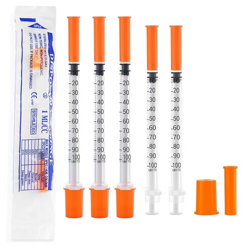 1ml 30ga 5/16 بوصة حقنة مختبر علمية ، ملفوفة بشكل فردي ، حزمة 20 in Kuwait