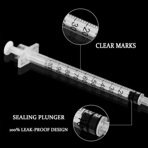 1ml 30ga 5/16 بوصة حقنة مختبر علمية ، ملفوفة بشكل فردي ، حزمة 20 in Kuwait