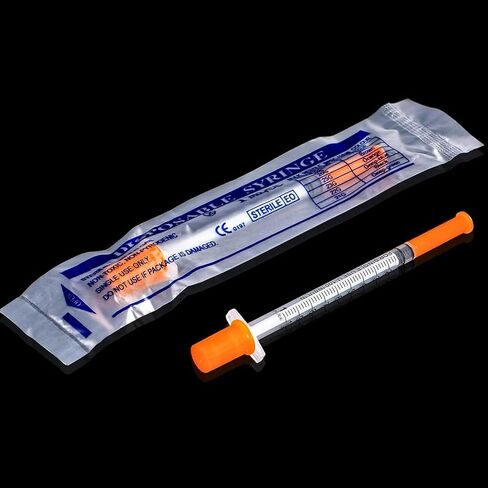 1ml 30ga 5/16 بوصة حقنة مختبر علمية ، ملفوفة بشكل فردي ، حزمة 20 in Kuwait