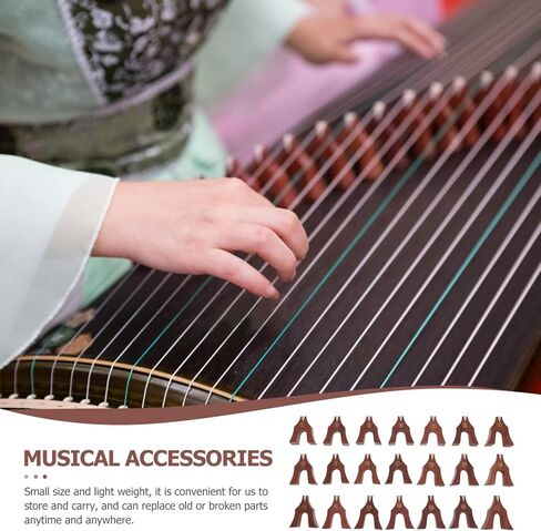 21 قطعة من جسور Guzheng الخشبية من Kisangel خفيفة الوزن وسهلة التركيب، ملحقات Guzheng لتعزيز الأخشاب واستبدال الأجزاء القديمة in Saudi Arabia