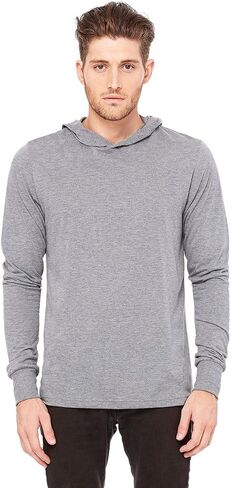 بيلا + كانفاس للجنسين هوديي بأكمام طويلة 2XL HEATHER TRUE ROY in Kuwait