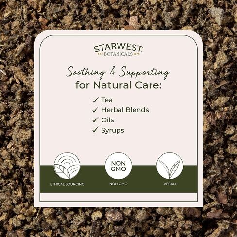 Starwest Botanicals Organic Mullein Leaf Cut & Sifted, 4 Ounces in Saudi Arabia