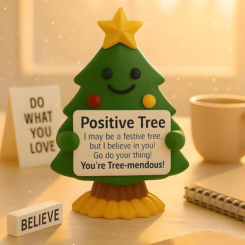 iStatue Positive Ghost Figurine – 4 Inch Resin Halloween Decoration for Indoor Use, Motivational Boo-Lieve in Yourself Message, Cute Spooky Fall Decor for Tiered Trays, Desks & Shelves (White Ghost) in Saudi Arabia