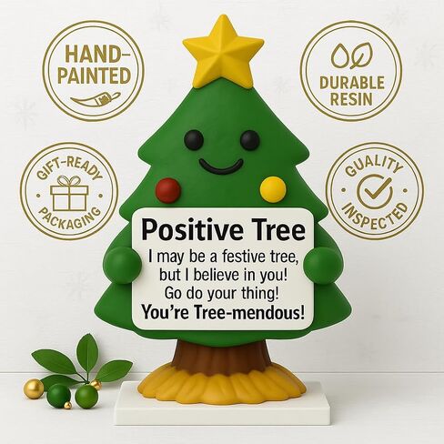 iStatue Positive Ghost Figurine – 4 Inch Resin Halloween Decoration for Indoor Use, Motivational Boo-Lieve in Yourself Message, Cute Spooky Fall Decor for Tiered Trays, Desks & Shelves (White Ghost) in Saudi Arabia