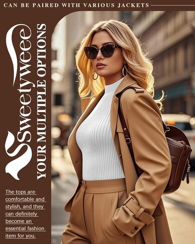 3 Pack Women's Plus Size Thermal Shirts Cotton Ribbed Long Sleeve T Shirts Mock Turtleneck Tops Base Layer Tee in Kuwait