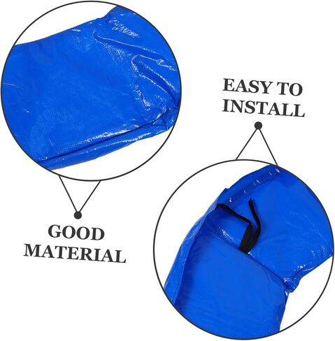Kisangel Trampoline Pad Edge Cover for Round Trampoline Easy Installation Tearing Padding Sun Rain Protection for Use in Saudi Arabia