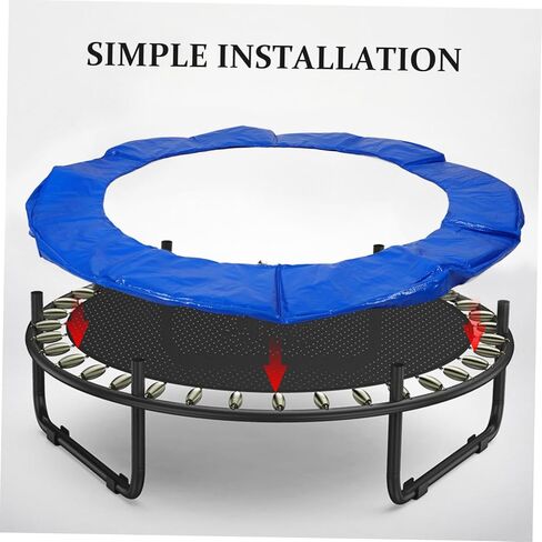 Trampoline Pad Replacement Durable Water Resistant Safety Cover with Padding Ring Protective Edge Guard for Outdoor Trampoline Use Secure and Reliable in Saudi Arabia