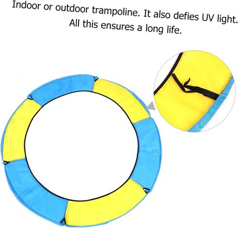 1pc Trampoline Protective Cover Pad Round Mat for Trampoline Collision Sponge Skirt Durable Cushion for Use Safety in Saudi Arabia