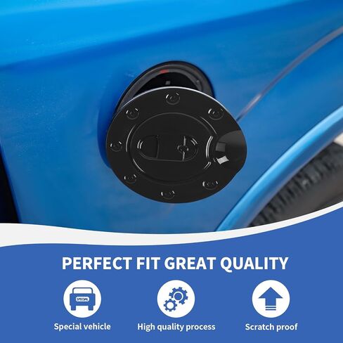غطاء غطاء خزان الغاز في Chrome Find Filler متوافق مع Ford F150 Raptor Accessories 2004-2008 in Saudi Arabia