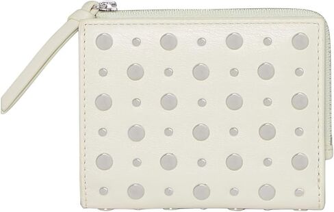Rebecca Minkoff Women's Megan Slim Wallet W/Studs Large, Black in Saudi Arabia