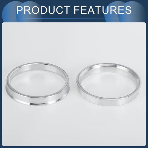 Hub Centric Rings, 66.6mm ID to 67.1mm OD Vehicle Wheel Hubrings Aluminum Alloy, 4 Pcs in Saudi Arabia