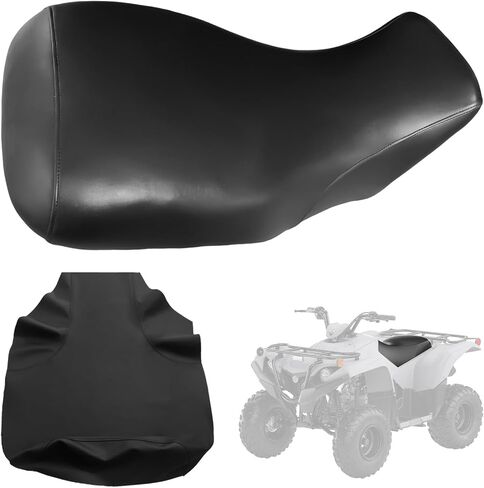 غطاء مقعد ATV متوافق مع 2000-2014 Yamaha Kodiak YFM 400/450، استبدال غطاء مقعد جلدي عالي التحمل، أسود in Saudi Arabia
