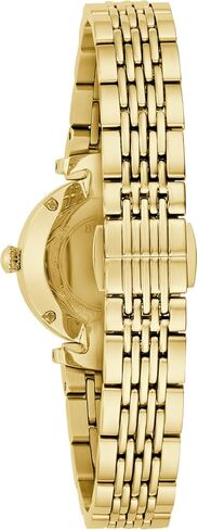 Bulova Ladies Quartz Dress Classic Watch, Silver-Tone Stainless Steel Bracelet, White Dial Style: 96P260 in Saudi Arabia