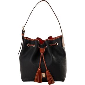 Dooney & Bourke Handbag, Pebble Grain Aimee Drawstring | Midnight Blue in Kuwait