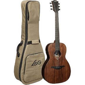 LAG GUITARS Sauvage Parlor Acoustic-Electric w/Hybrid Gigbag, Eco-friendly design in Saudi Arabia