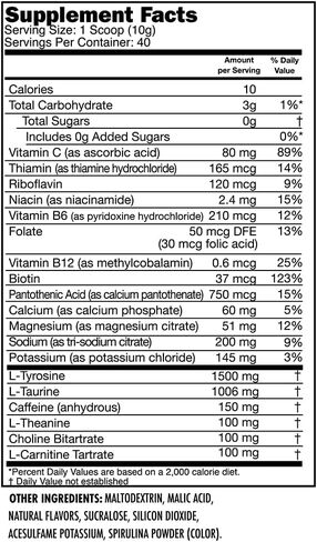 SNEAK Energy Drink Powder | Peach Iced Tea | No Sugar. No Nasties. Just Natural Caffeine, Focus-Boosting Nootropics | 40 Servings in Saudi Arabia