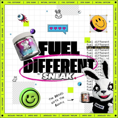SNEAK Energy Drink Powder | Peach Iced Tea | No Sugar. No Nasties. Just Natural Caffeine, Focus-Boosting Nootropics | 40 Servings in Saudi Arabia