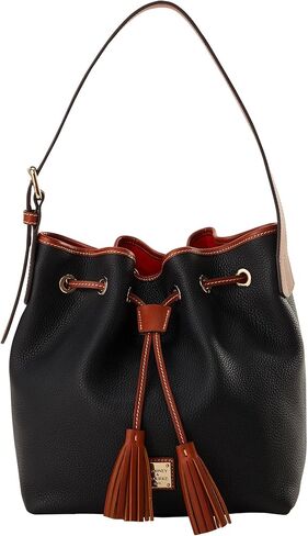 Dooney & Bourke Handbag, Pebble Grain Aimee Drawstring | Midnight Blue in Kuwait