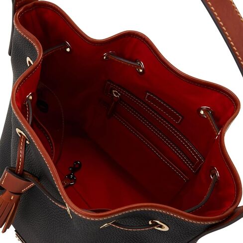 Dooney & Bourke Handbag, Pebble Grain Aimee Drawstring | Midnight Blue in Kuwait