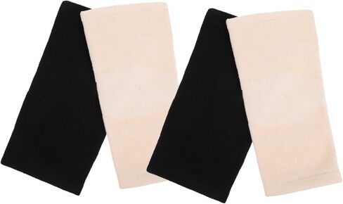 2 Pairs of Fleece Lined Knee Pads for Warmth Charcoal Protective Cushions for Sports and Work for Gardening and Construction in Saudi Arabia