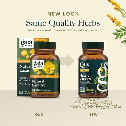 Gaia Herbs Natural Laxative 90 ct, Tablets in Saudi Arabia