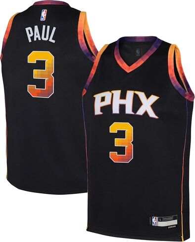 Outerstuff Chris Paul Phoenix Suns NBA Black #3 للأطفال الشباب 8-20 بيان الطبعة Swingman Player Jersey in Saudi Arabia