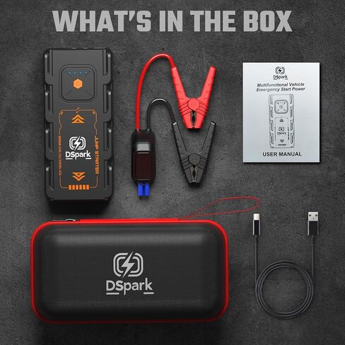 B31 Jump Starter مع ضاغط الهواء ، 2000A معزز السيارات المحمولة ، 150psi تضخم الإطارات ، صندوق القفز 12 فولت ، حزمة البطارية ، وبطارية بداية للشحن السريع واستخدام الطوارئ in Saudi Arabia