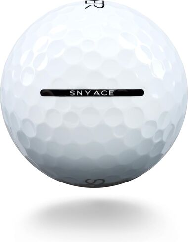 كرات جولف Snyder USA Ace - كرات جولف لمسافة البناء مكونة من 3 قطع، بولي يوريثين لدن بالحرارة، 322 غمازات، كرات جولف عالية الوضوح 12 عبوة in Saudi Arabia