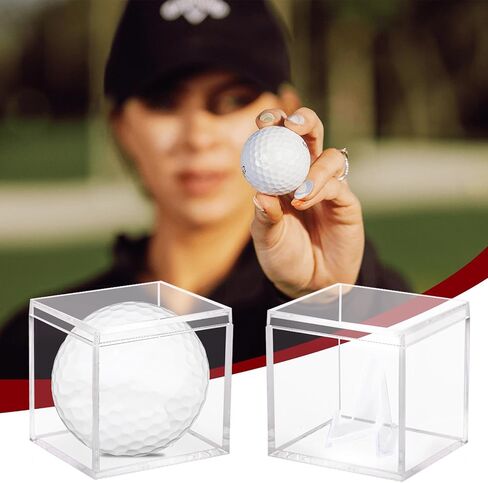 3 Pack Championship Ring Display Case Clear Acrylic Display Case Mini Football Baseball Softball Ring Holder Display Box Single Stand 1 Slot Ring Hole Storage Box Gift for Sports Fans, 2.16 Inch in Saudi Arabia