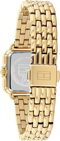 Tommy Hilfiger Women's Watch Watch - Mini 24mm Stail Steel Case ، Roman Rumerals ، Link Bracelet ، Dress Natual Gift لها in Saudi Arabia