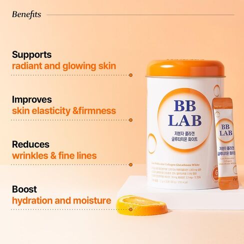 BB LAB Good Night Collagen, Low Molecular Collagen Powder Stick Supplement, Marine Collagen, Fish Collagen, Vitamin C, Hyaluronic Acid, 17 Probiotics, Fast Absorption, Mix Berry Flavor (Pack of 1) in Kuwait