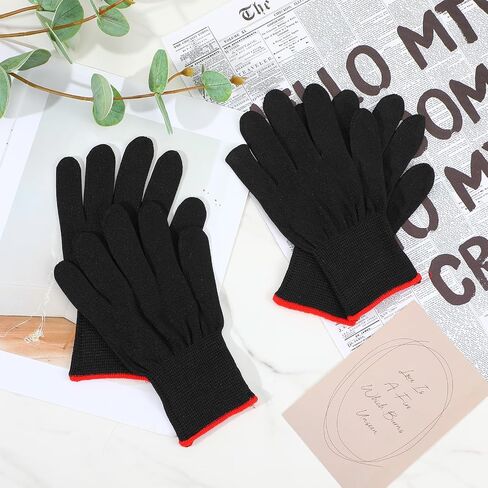 2 Pairs Guitar Gloves Black Guitar Fingertip Gloves Piano Protectior Men Women Practice Glove for Playing Musical Instruments in Saudi Arabia