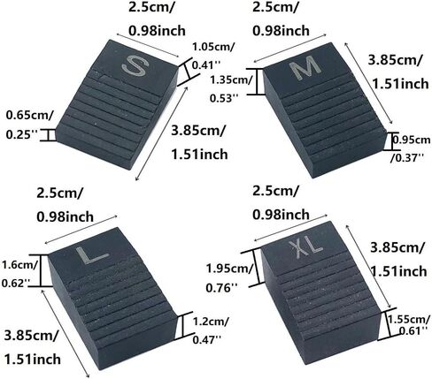 Guitar Floating Tremolo Set Up Blocks Slider and Tremolo Bridge Shim Compatible with Floyd Rose Electric Guitar Accessories, Guitar Luthier Tool Set 1/4" - 3/4" in Saudi Arabia