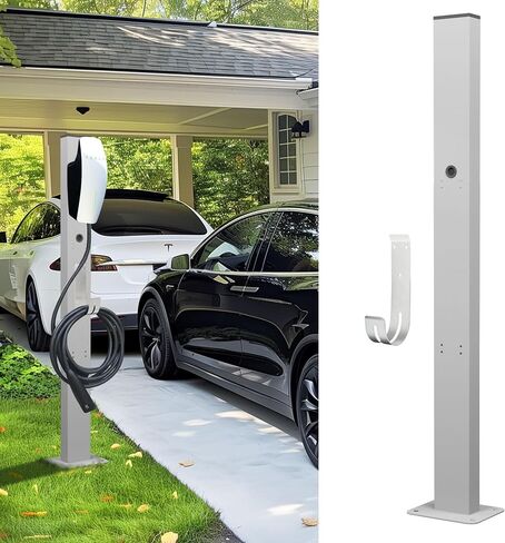 Wallbox Stand for Mobile Wallbox Tesla Charging Station for Outdoor Use, The Charging Station for Moblie Wallbox Tesla Charging Station, The Wallbox Carrier in Kuwait