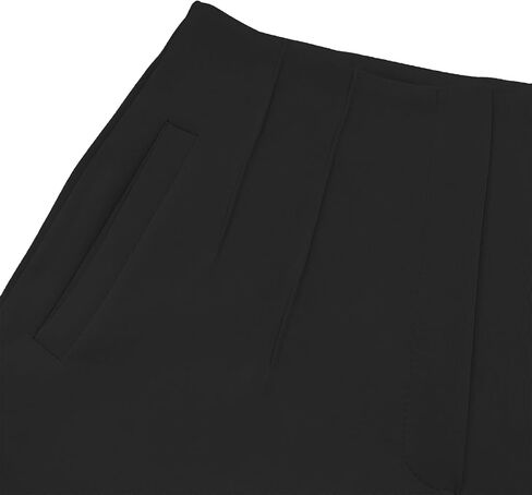 BIRW سراويل نسائية عالية الخصر 2025 سراويل ضيقة عصرية للعمل غير رسمية مع جيوب مقاس كبير كاكي عميق in Kuwait