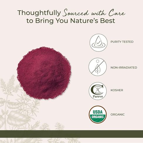 Starwest Botanicals Organic Beet Root Powder, 1 Pound | USDA Organic Certified in Saudi Arabia